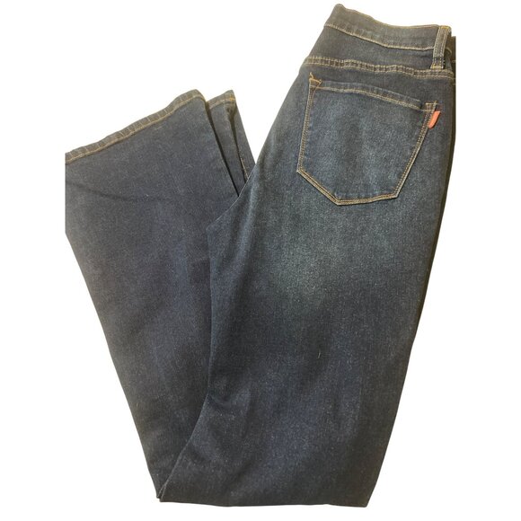 Vibe & Rant Distressed Flare Wide Leg Jeans Blue Denim Slits Hippie Sz 11 NWOT - Picture 5 of 6